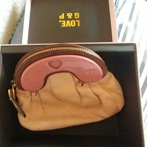 Juicy Couture leather wristlet